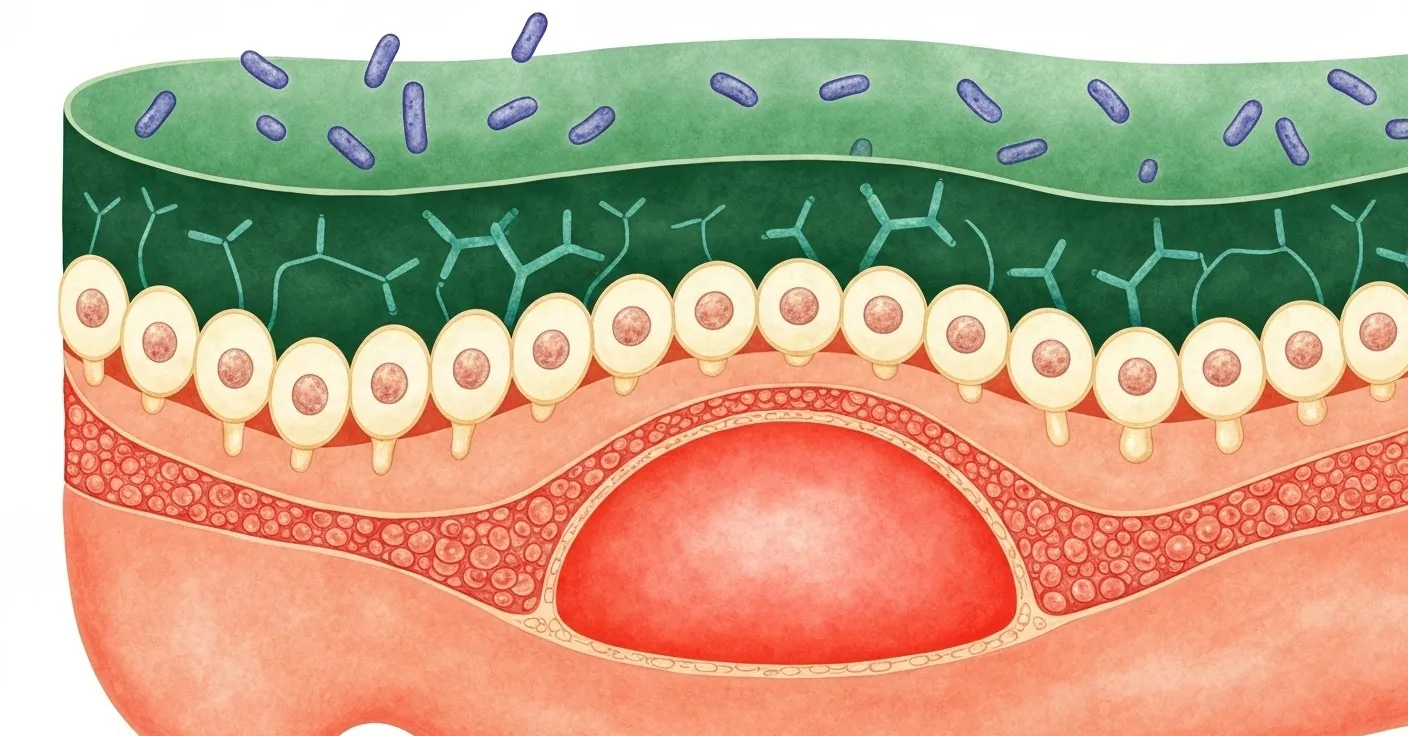 Diagram showing the gut-associated lymphoid tissue in cats and the relationship between probiotics, IgA production, and mucosal immunity.
